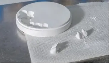 陶瓷晶片原料實物照片