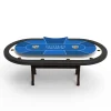Mesas de pôquer Texas Holdem Casino da I-Shape com pernas de madeira
