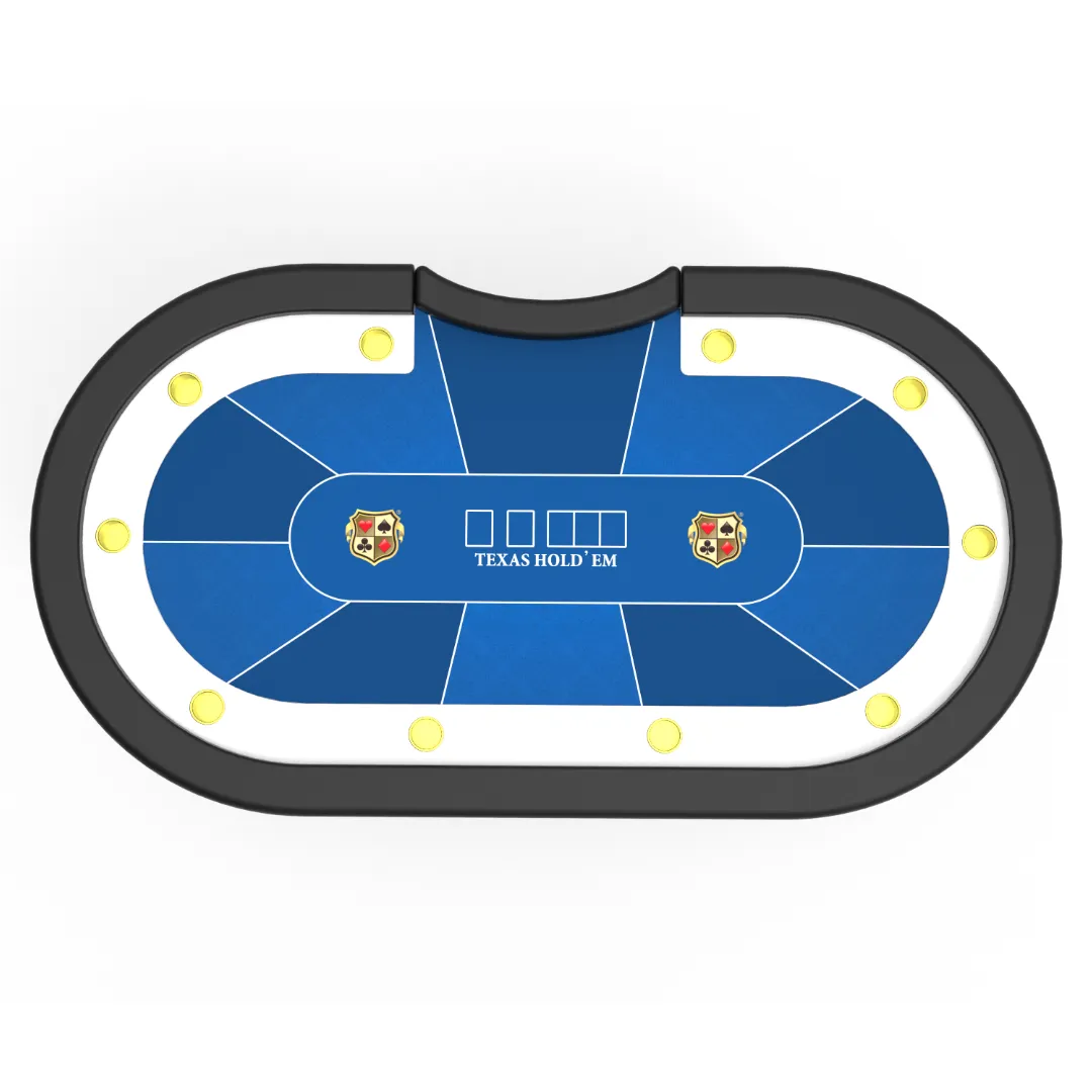 Mesas de pôquer Texas Holdem Casino da I-Shape com pernas de madeira