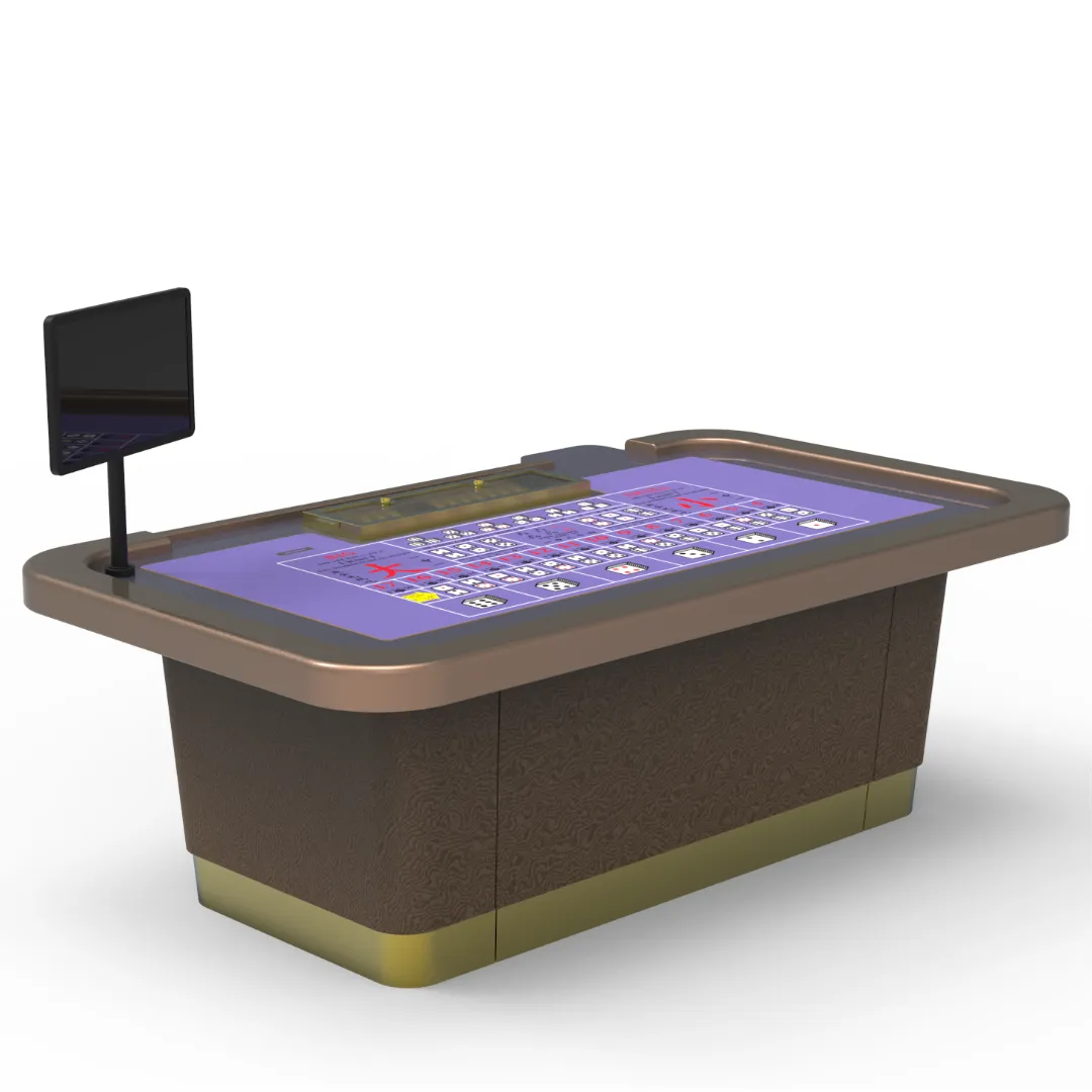 Aanpasbare standaard handmatige casino Sic Bo tafel met vilt