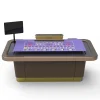 Aanpasbare standaard handmatige casino Sic Bo tafel met vilt Aanpasbare standaard handmatige casino Sic Bo tafel met vilt