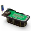 Europese stijl houten casino roulettetafel met renbaan Europese stijl houten casino roulettetafel met renbaan