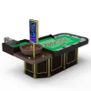 Europese stijl houten casino roulettetafel met renbaan Europese stijl houten casino roulettetafel met renbaan