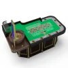 Europese stijl houten casino roulettetafel met renbaan Europese stijl houten casino roulettetafel met renbaan