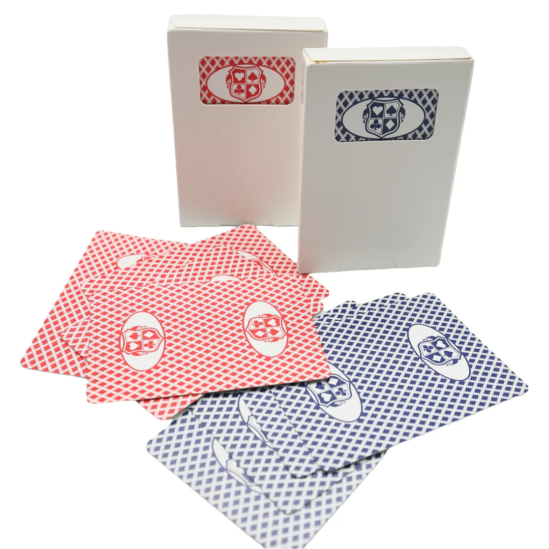 Nemis qora yadroli qog'oz moslashtirilgan Poker o'yin kartalari Casino uchun