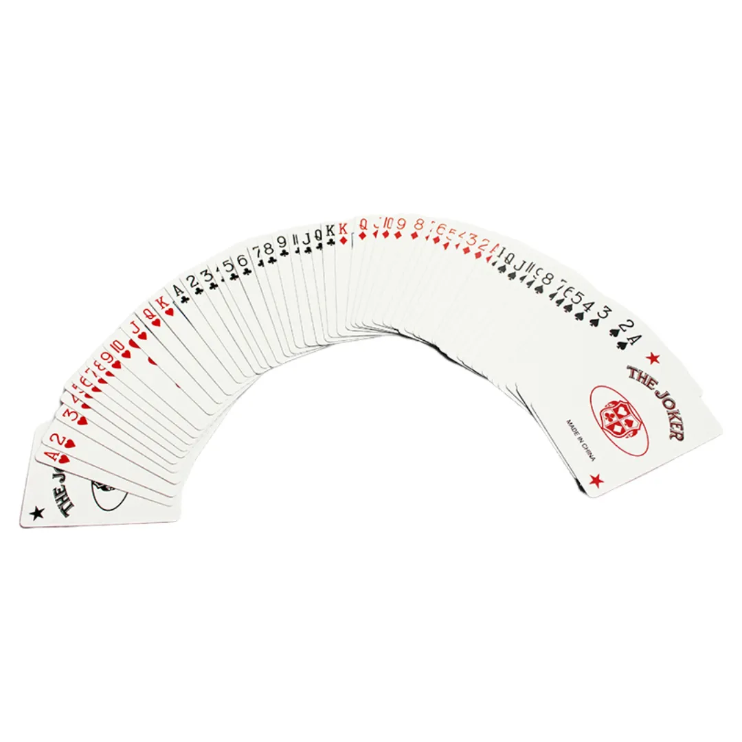 Nemis qora yadroli qog'oz moslashtirilgan Poker o'yin kartalari Casino uchun