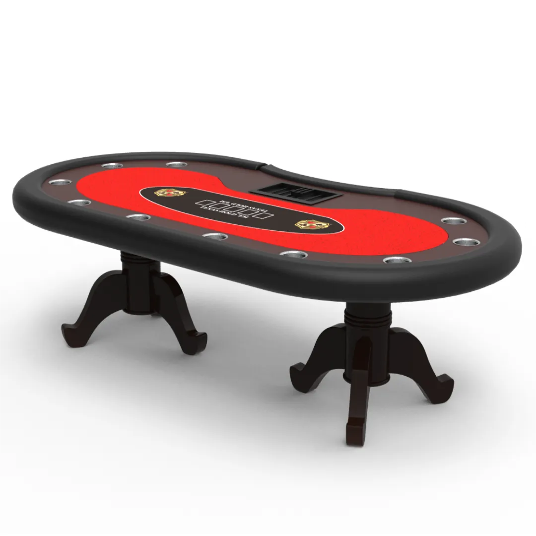 Texas Holdem kaarttafels met luxe Tiger Claw-poten