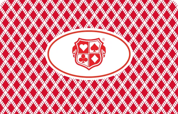 Playing card back logo style 1