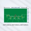 Casino grade Niu Niu game table cloth dimensions standard professional layout