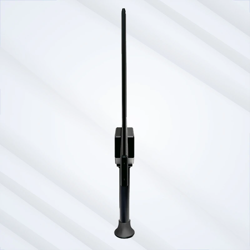 Ultra-thin black stand casino baccarat roadmap display screen tall slim LED panel gold accents base