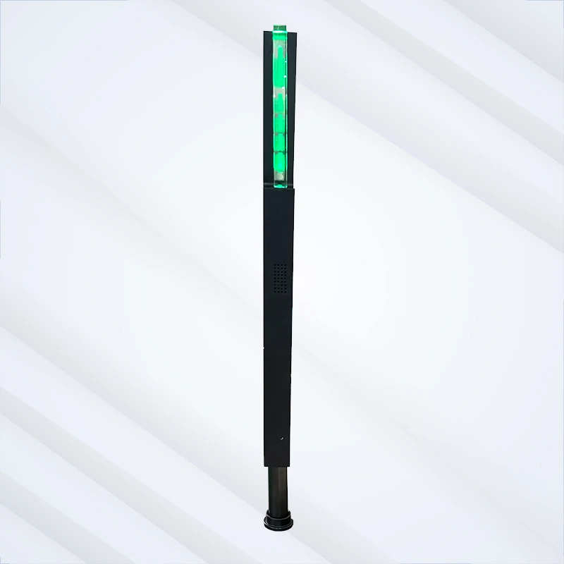 Ultra-thin casino jackpot display stand green dynamic LED light strips black pole double-sided baccarat niu niu compatible