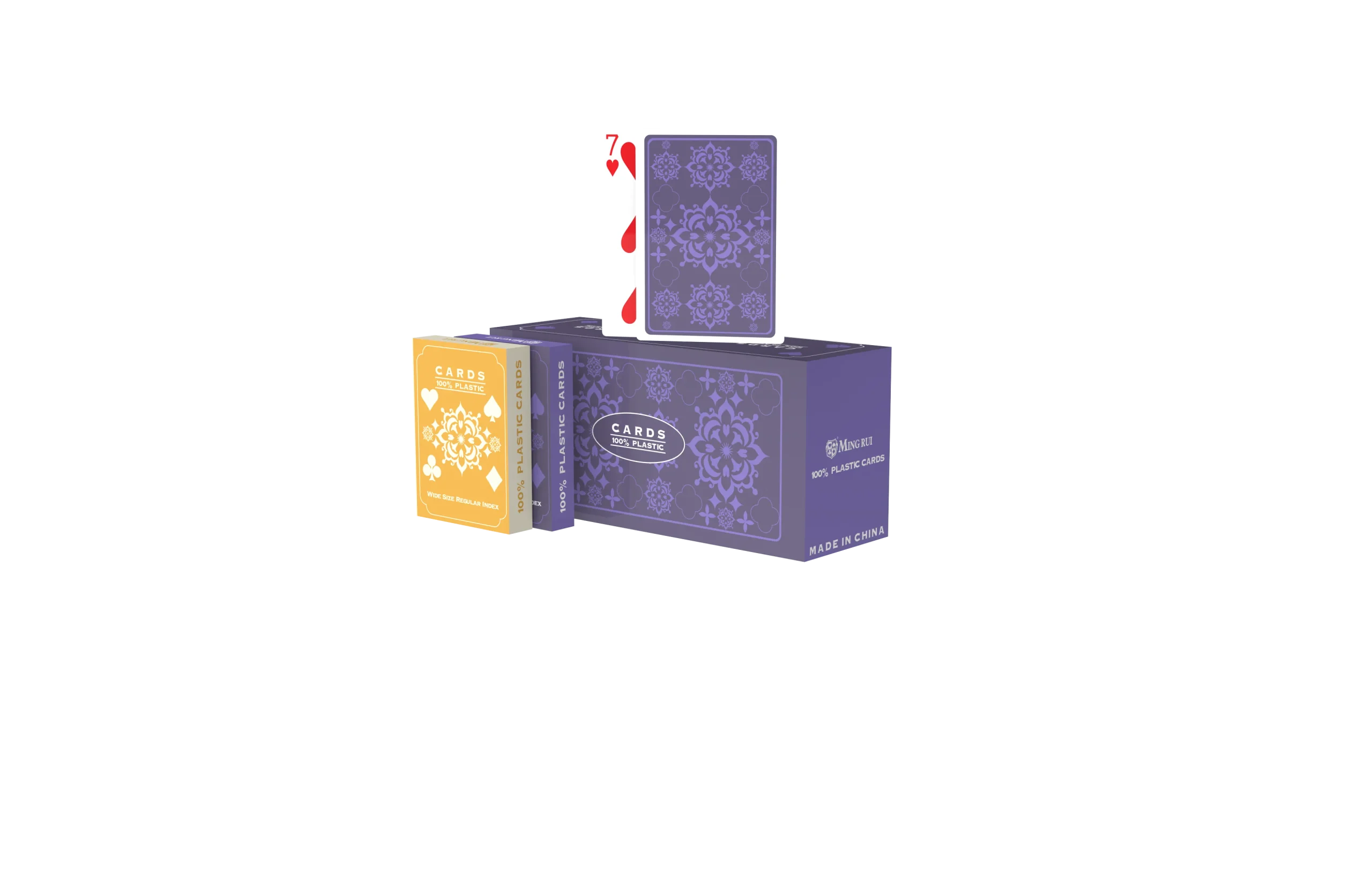 100% Plastic Casino Playing Cards supplied by Macaumr