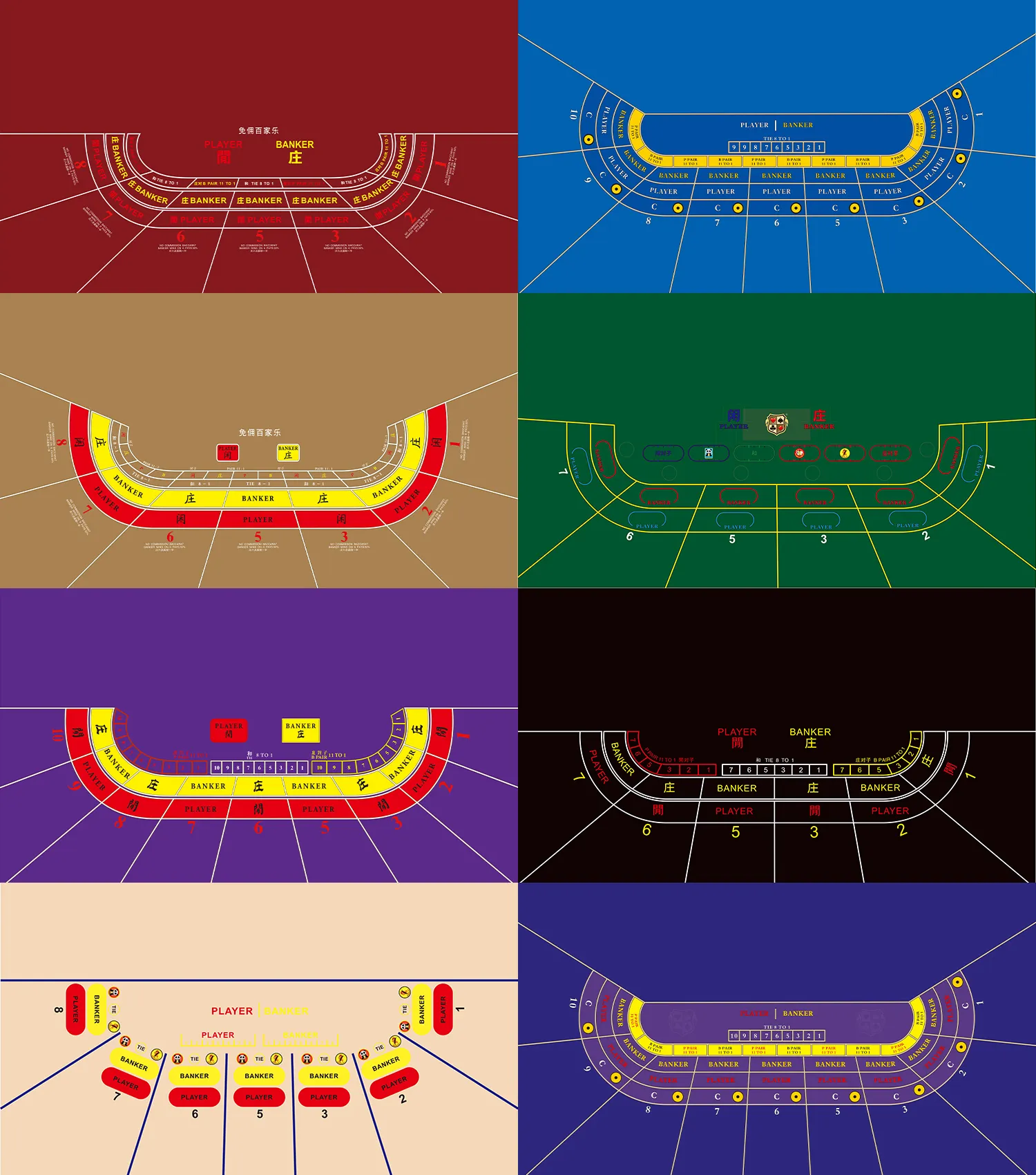 Diseño de baccarat en venta