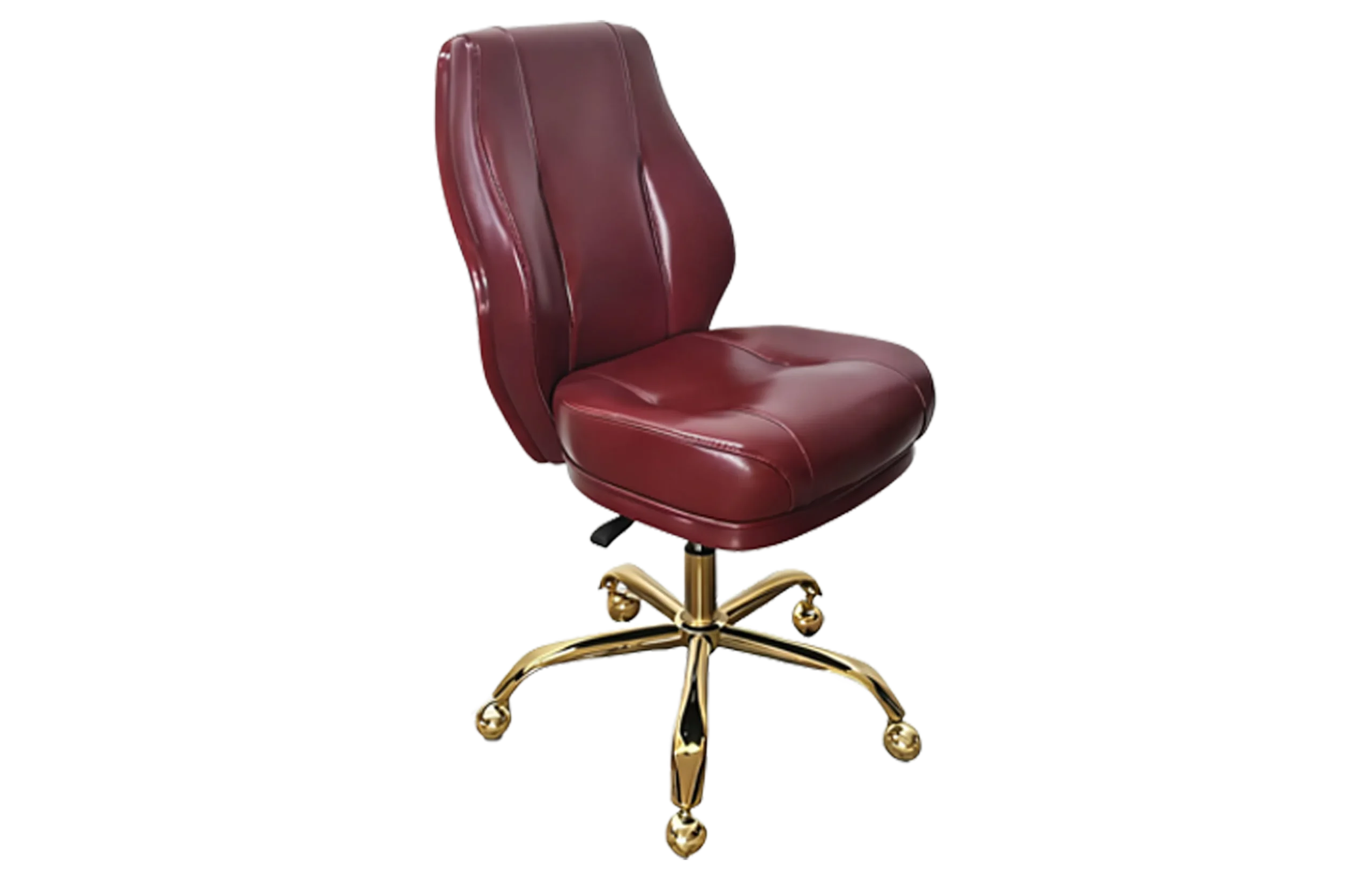 Casino dealer chair with ergonomic design
