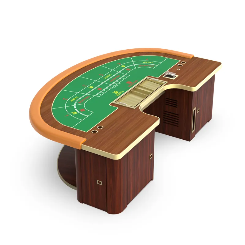 Baccarat Dragon Tiger Poker Chip Table
