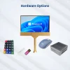 Niu Niu kazino apparat to'plami simsiz klaviatura, sichqoncha, mini kompyuter xosti, USB kaliti, dasturiy ta'minot adapteri va bitta, ikki tomonlama displey (1) EC09 Niu Niu yo'l xaritasi tizimi - apparat: simsiz klaviatura, sichqoncha, mini kompyuter xosti, USB kaliti, dasturiy ta'minot dongli, displey