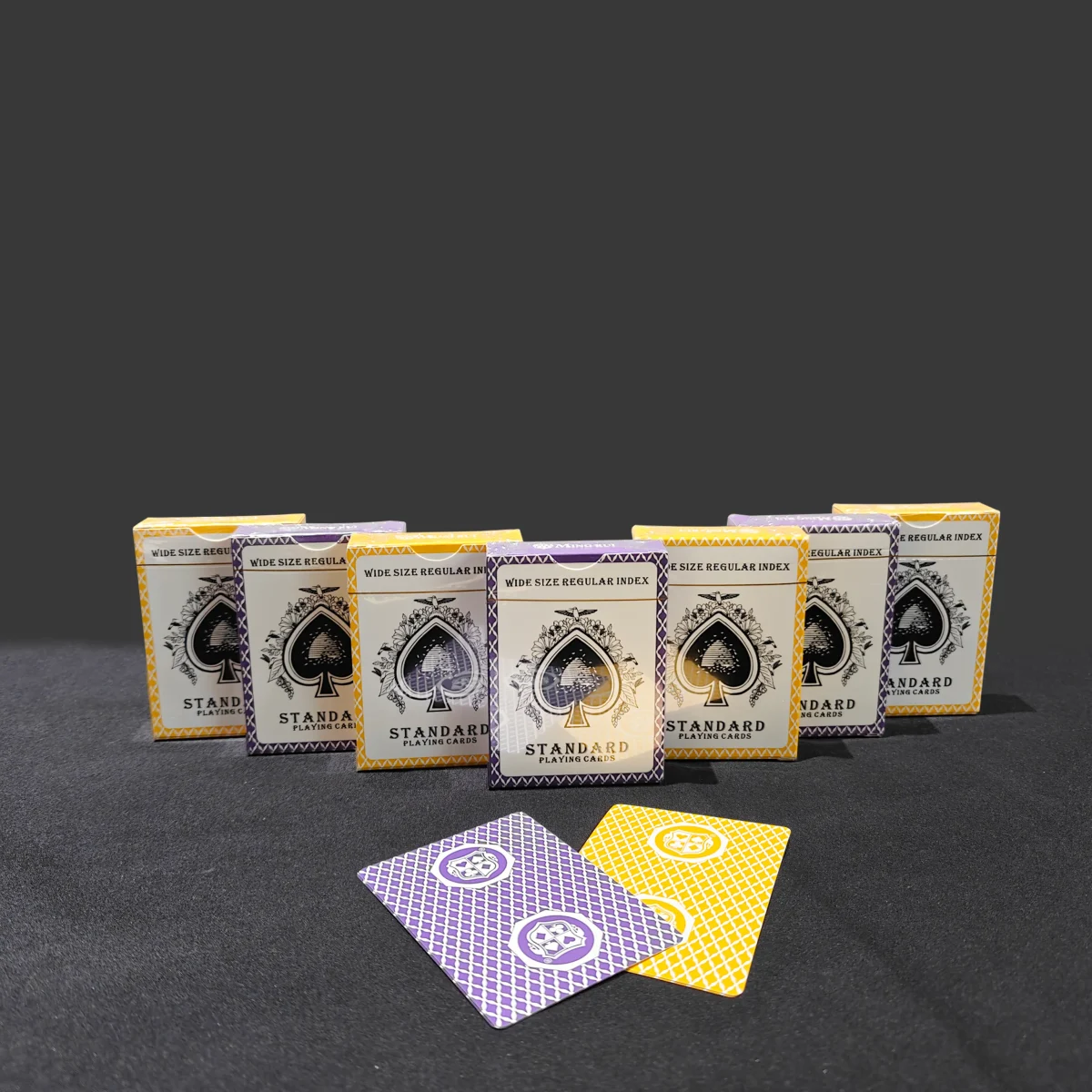 Korejské Blcak Core Paper Casino Poker hrací karty dodávané výrobcem