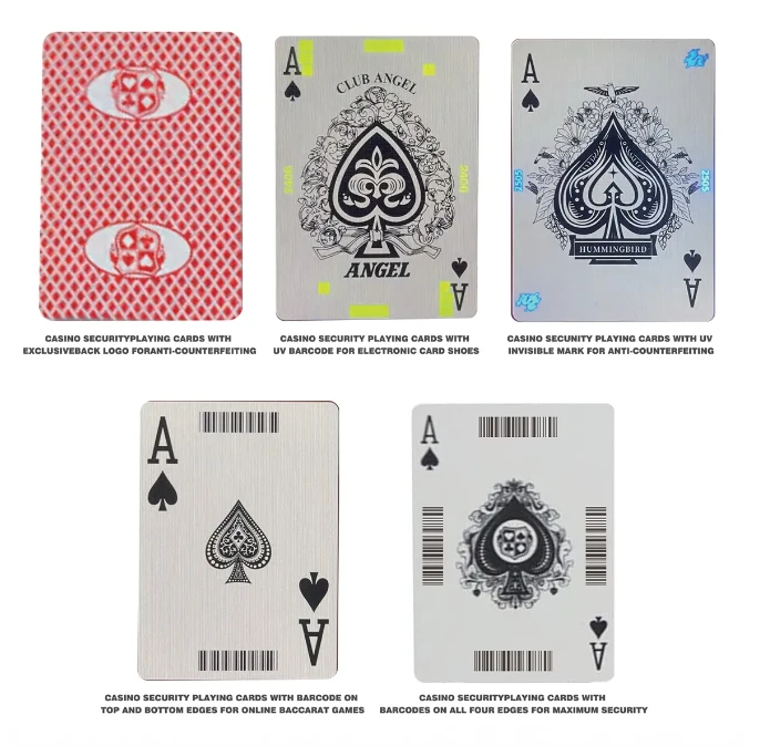 Casino Playing Card Anti-Counterfeiting Methods