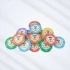 RFID Clay Composite Poker Chips Round casino chips with smooth edges and printed CASH rim text. RFID Clay Composite Poker Chips Round casino chips with smooth edges and printed CASH rim text.