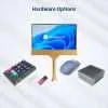 EC-BA-V3 hardware options: Windows 11 mini PC, wireless keyboard, mouse and display