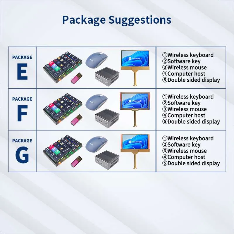 EC-BA-V3 package suggestions E to G